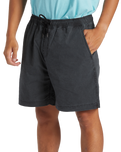 The Quiksilver Mens Taxer Walkshorts in Black