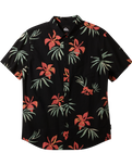 The Quiksilver Mens Apero Classic Shirt in Black AOP