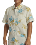 The Quiksilver Mens Apero Classic Shirt in Snow White