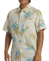 The Quiksilver Mens Apero Classic Shirt in Snow White