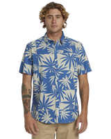 The Quiksilver Mens Apero Organic Classic Shirt in Star Sapphire