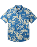 The Quiksilver Mens Apero Organic Classic Shirt in Star Sapphire