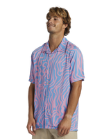 The Quiksilver Mens Pool Party Shirt in Swedish Blue
