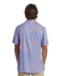 The Quiksilver Mens Pool Party Shirt in Swedish Blue