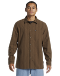 The Quiksilver Mens Waverly Shirt in Canteen