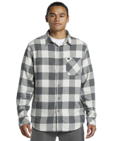 The Quiksilver Mens Buffalo Classic Flannel Shirt in Urban Chic