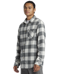 The Quiksilver Mens Buffalo Classic Flannel Shirt in Urban Chic