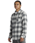 The Quiksilver Mens Buffalo Classic Flannel Shirt in Urban Chic