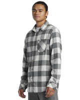 The Quiksilver Mens Buffalo Classic Flannel Shirt in Urban Chic