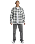 The Quiksilver Mens Buffalo Classic Flannel Shirt in Urban Chic