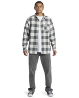 The Quiksilver Mens Buffalo Classic Flannel Shirt in Urban Chic