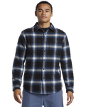 The Quiksilver Mens DNA Flannel Shirt in Black