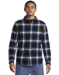 The Quiksilver Mens DNA Flannel Shirt in Black