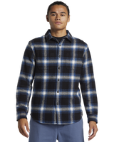 The Quiksilver Mens DNA Flannel Shirt in Black