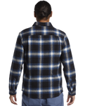 The Quiksilver Mens DNA Flannel Shirt in Black