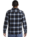 The Quiksilver Mens DNA Flannel Shirt in Black