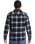 The Quiksilver Mens DNA Flannel Shirt in Black