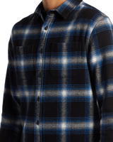 The Quiksilver Mens DNA Flannel Shirt in Black