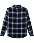 The Quiksilver Mens DNA Flannel Shirt in Black