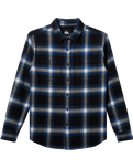 The Quiksilver Mens DNA Flannel Shirt in Black