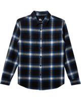 The Quiksilver Mens DNA Flannel Shirt in Black