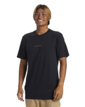 The Quiksilver Mens Surf Safari T-Shirt in Black