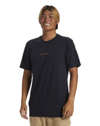 The Quiksilver Mens Surf Safari T-Shirt in Black