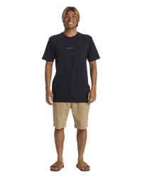 The Quiksilver Mens Surf Safari T-Shirt in Black