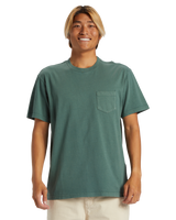 The Quiksilver Mens Salt Water Pocket Tee T-Shirt in Forest