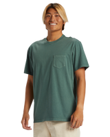 The Quiksilver Mens Salt Water Pocket Tee T-Shirt in Forest