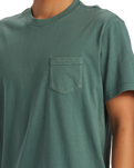 The Quiksilver Mens Salt Water Pocket Tee T-Shirt in Forest