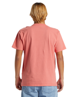 The Quiksilver Mens Salt Water Pocket Tee T-Shirt in Spiced Coral