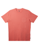 The Quiksilver Mens Salt Water Pocket Tee T-Shirt in Spiced Coral