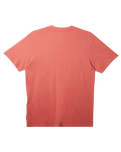 The Quiksilver Mens Salt Water Pocket Tee T-Shirt in Spiced Coral