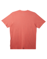 The Quiksilver Mens Salt Water Pocket Tee T-Shirt in Spiced Coral