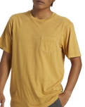 The Quiksilver Mens Salt Water T-Shirt in Mustard