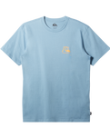 The Quiksilver Mens The Original Boardshort Mor T-Shirt in Blue Shadow