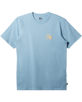 The Quiksilver Mens The Original Boardshort Mor T-Shirt in Blue Shadow