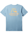 The Quiksilver Mens The Original Boardshort Mor T-Shirt in Blue Shadow