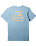 The Quiksilver Mens The Original Boardshort Mor T-Shirt in Blue Shadow