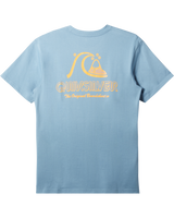 The Quiksilver Mens The Original Boardshort Mor T-Shirt in Blue Shadow