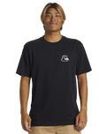 The Quiksilver Mens The Original Boardshort T-Shirt in Black