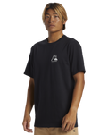 The Quiksilver Mens The Original Boardshort T-Shirt in Black