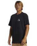 The Quiksilver Mens The Original Boardshort T-Shirt in Black