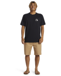 The Quiksilver Mens The Original Boardshort T-Shirt in Black