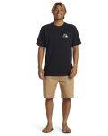 The Quiksilver Mens The Original Boardshort T-Shirt in Black