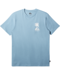 The Quiksilver Mens Tropical Breeze T-Shirt in Blue Shadow