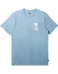 The Quiksilver Mens Tropical Breeze T-Shirt in Blue Shadow