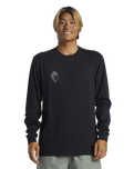 The Quiksilver Mens Alex Kopps Long Sleeve T-Shirt in Black