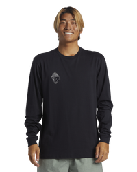 The Quiksilver Mens Alex Kopps Long Sleeve T-Shirt in Black